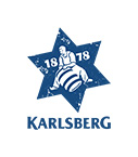 Karlsberg Logo Block blau