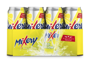MiXery iced yellow Dosentray 24 x 0,5l (Frontal)