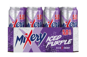 MiXery iced purple Dosentray 24 x 0,5l (Frontal)