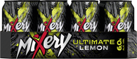MiXery Ultimate Lemon Dosentray 24x 0,33l (Frontal kurze Seite)