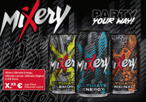 Handelsanzeige MiXery Ultimate Energy + Lemon + Original A5 quer